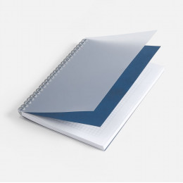 Блокнот на пружине Novalis, синий