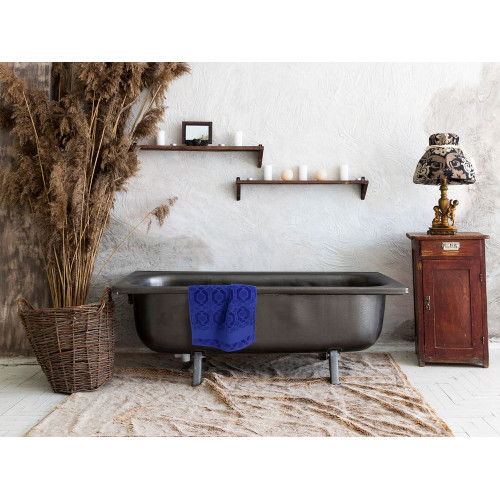 Полотенце Velin, большое, синее