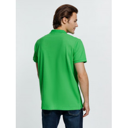 Рубашка поло мужская Virma Premium, зеленое яблоко