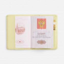 Обложка для паспорта Unison, светло-зеленая