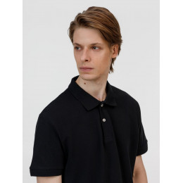 Рубашка поло унисекс Pacific, черная