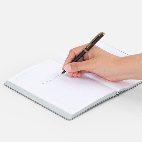 Ручка шариковая Delgado, матовая черная