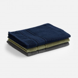 Полотенце махровое Terrychic, среднее, зеленое