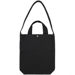 Сумка холщовая через плечо Artspace, черная