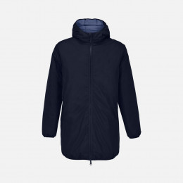 Куртка-парка унисекс Reverse, темно-синяя