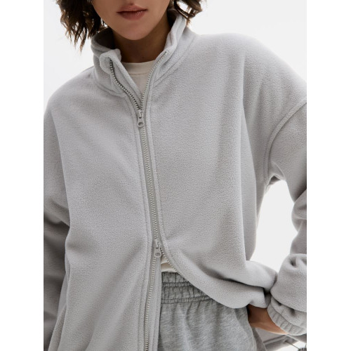 Куртка флисовая унисекс Nebo, светло-серая