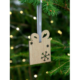 Деревянная подвеска Christmate, подарок