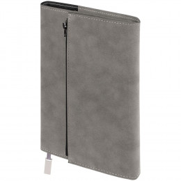 Ежедневник Grace на заказ, недатированный, серый