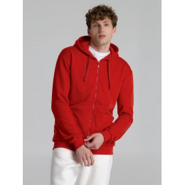 Толстовка на молнии с капюшоном Siverga Heavy 2.0, красная