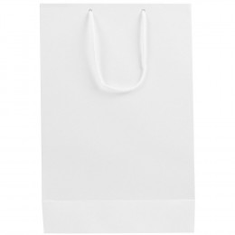 Пакет бумажный «Блеск», средний, белый