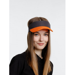 Козырек Grand Slam, темно-серый с оранжевым