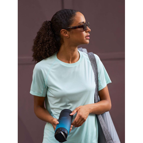 Футболка спортивная женская Vortex Women, ярко-бирюзовая