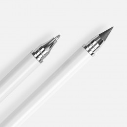 Ручка шариковая и вечный карандаш Diptych, белая