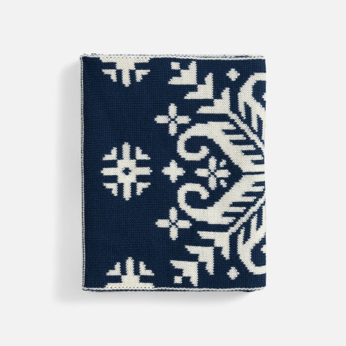 Шарф Wintertude M, синий с белым