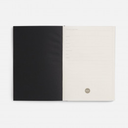 Ежедневник Flat, недатированный, черный