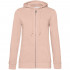 Толстовка на молнии с капюшоном женская BNC Inspire (Organic), розовая Толстовка на молнии с капюшоном женская BNC Inspire (Organic), розовая