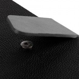 Ежедневник Boom, недатированный, черный с серым