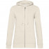 Толстовка на молнии с капюшоном женская BNC Inspire (Organic), молочно-белая Толстовка на молнии с капюшоном женская BNC Inspire (Organic), молочно-белая