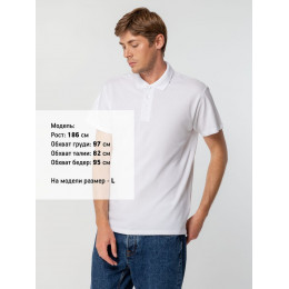 Рубашка поло мужская Spring 210, белая