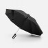 Зонт обратного сложения с ручкой-карабином Foldberry, черный