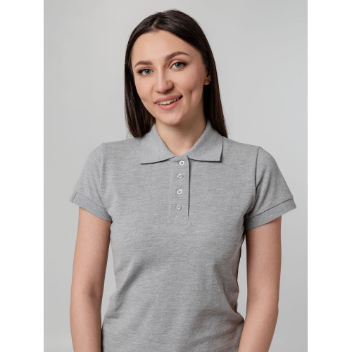 Рубашка поло женская Virma Premium Lady, серый меланж