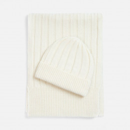 Шарф Bellish, белый (ванильный)