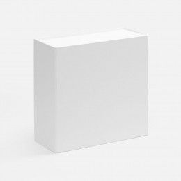 Коробка складная Quadra Fold, белая