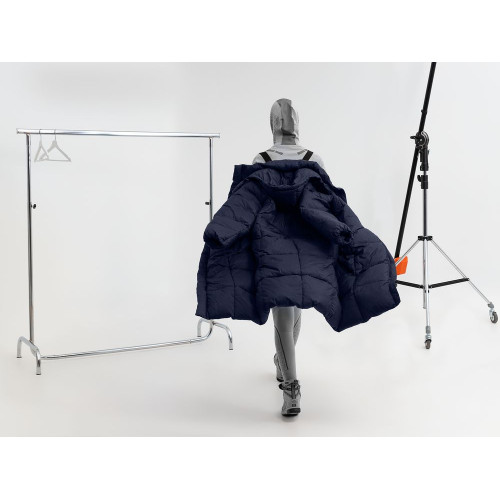 Пуховик унисекс Kapsula, серый