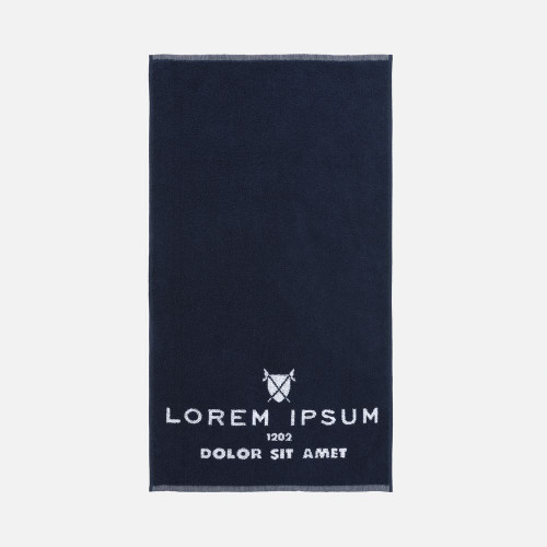 Полотенце на заказ Surpass с пестротканым логотипом, большое