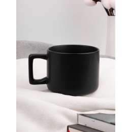 Чашка Jumbo в коробке матовая, черная