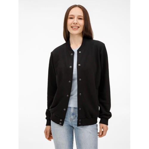 Бомбер унисекс Nuppu, черный