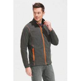 Куртка мужская Nova Men 200, черная с ярко-голубым