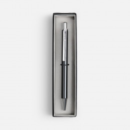 Ручка шариковая Arvent Glossy в футляре, черная