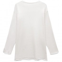 Лонгслив унисекс Siluetti Fuori, молочно-белый