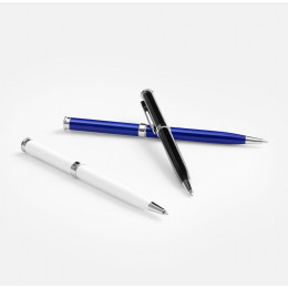 Ручка шариковая Finn Chrome, белая