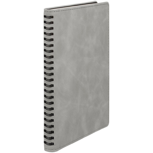 Ежедневник Spring Urban на заказ, недатированный, серый