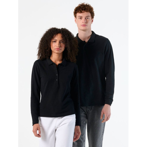 Рубашка поло мужская с длинным рукавом Winter II 210 бежевая