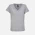 Футболка женская Regent Women с V-образным вырезом, серый меланж