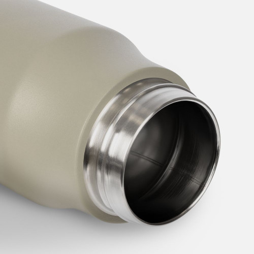 Термобутылка Tateyama, серо-бежевая