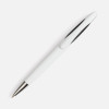 Ручка шариковая Nave, белая с черным