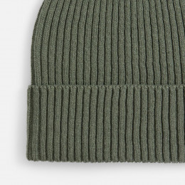 Шапка Catch Match без помпона, зеленая (полынь)