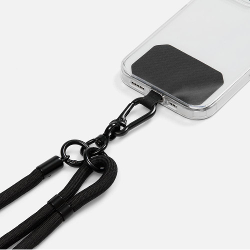 Шнурок для телефона OmniHold, черный