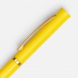 Ручка шариковая Euro Gold, желтая