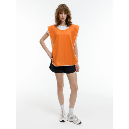 Манишка Member, оранжевая с белым