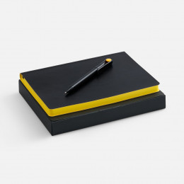 Набор Doppio, черный с желтым