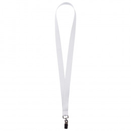 Лента для бейджа Neckband, белая