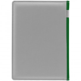 Ежедневник Spain Shall на заказ, недатированный, серый с зеленым