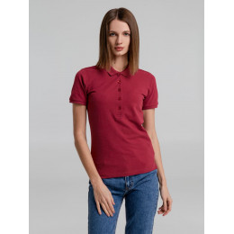 Рубашка поло женская Neptune, вишнево-красная