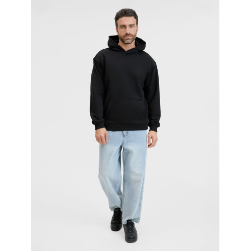 Худи унисекс оверсайз Songo, черное