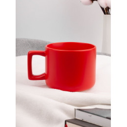 Чашка Jumbo в коробке матовая, красная